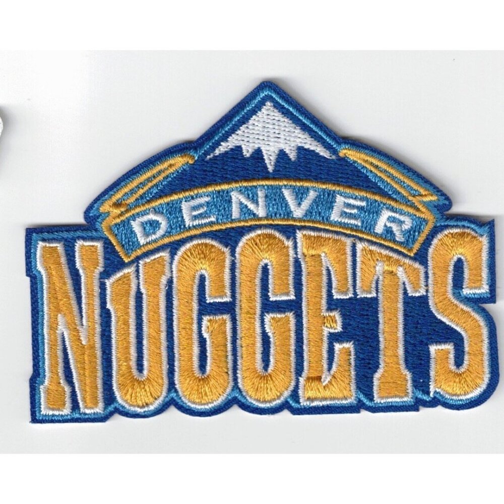 Denver Nuggets Vintage Logo NBA Embroidered 3.5x2.5in Iron / Sew-On Patch